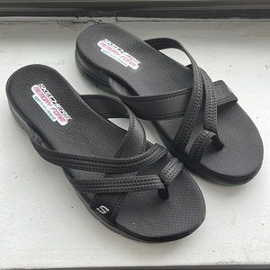 Black Memory Foam Nike Sandals